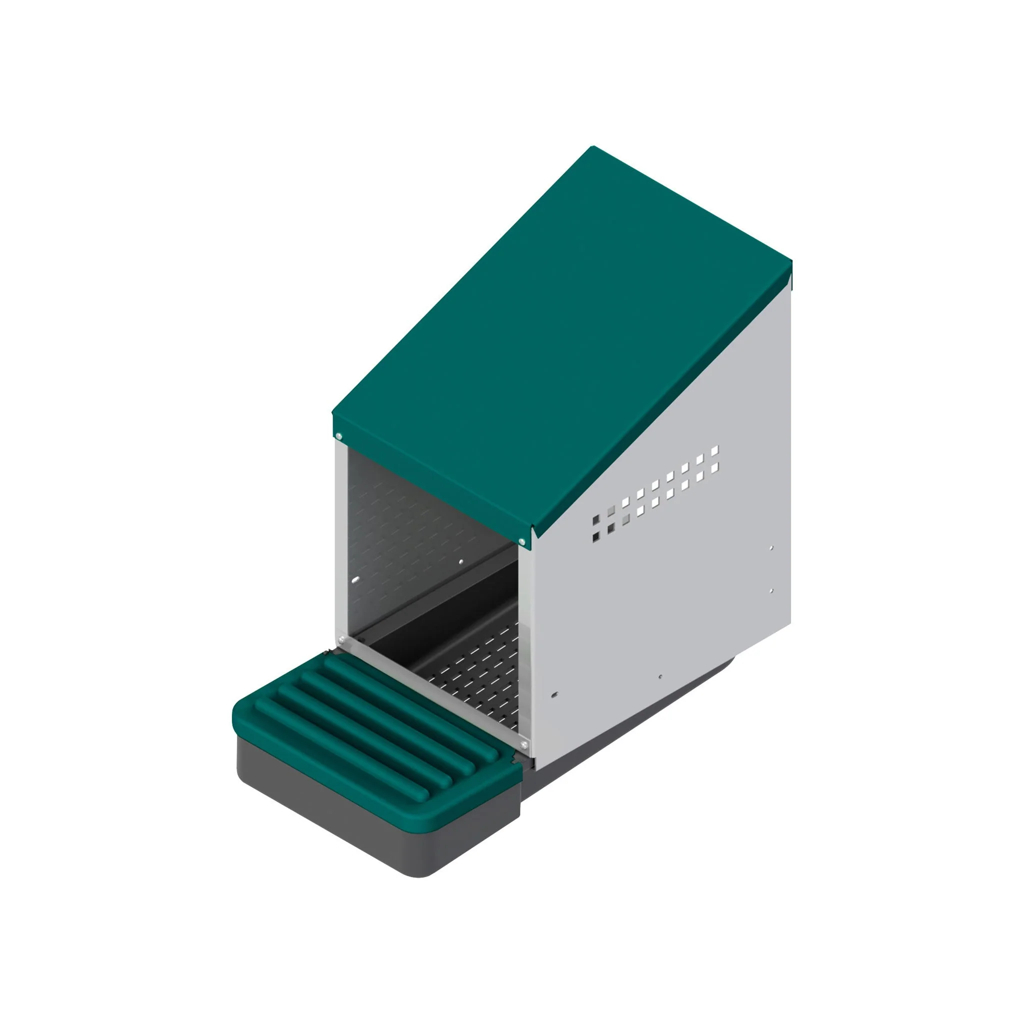 EggHouse Galvanized Nesting Box (Up to 10 Birds) - Image 5