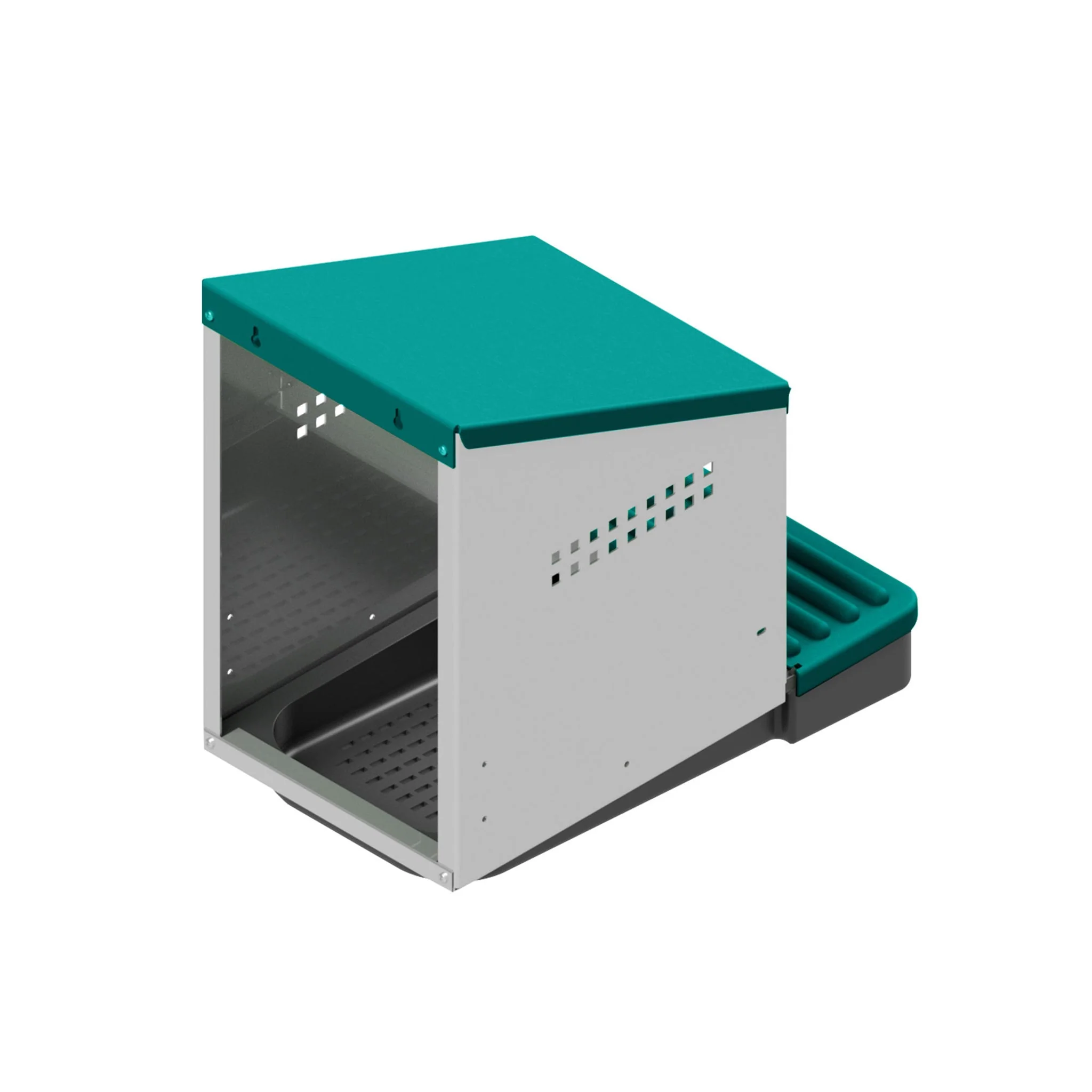EggHouse Galvanized Nesting Box (Up to 10 Birds) - Image 6