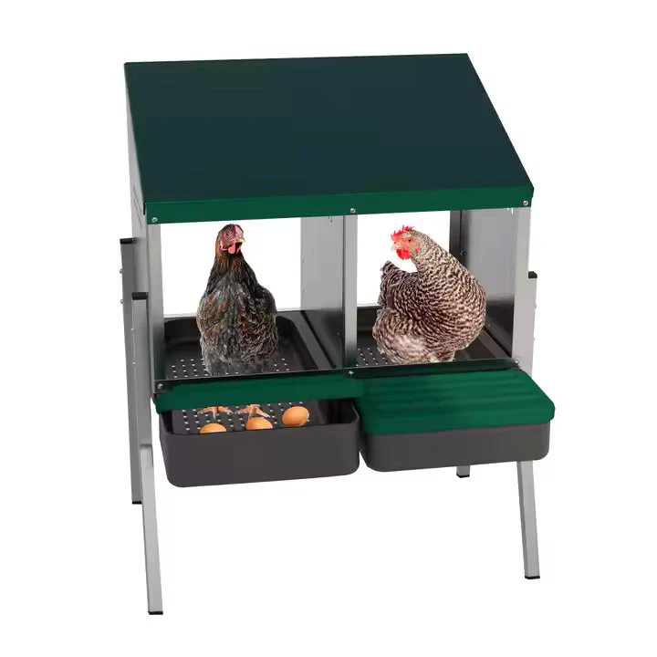 EggHouse Galvanized Nesting Box (Up to 20 Birds) - Image 7