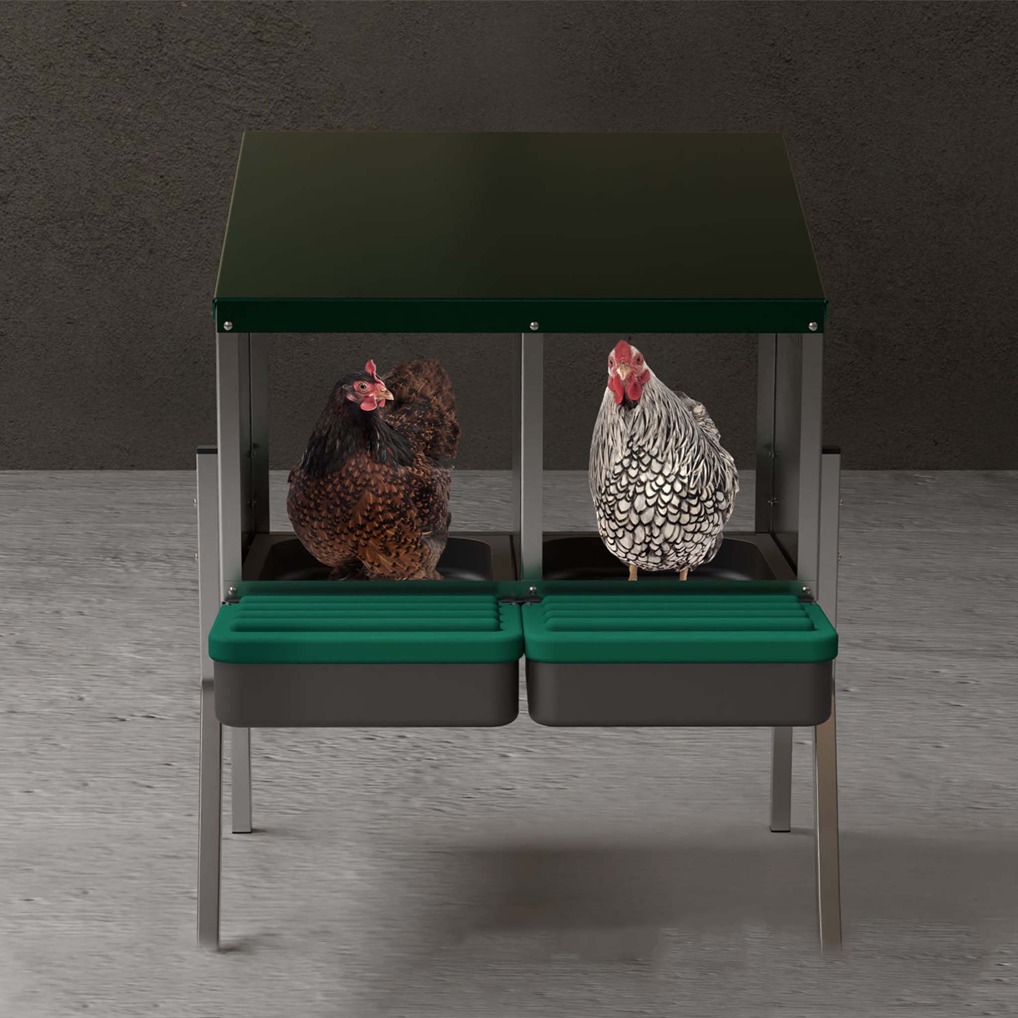 EggHouse Galvanized Nesting Box (Up to 20 Birds) - Image 8