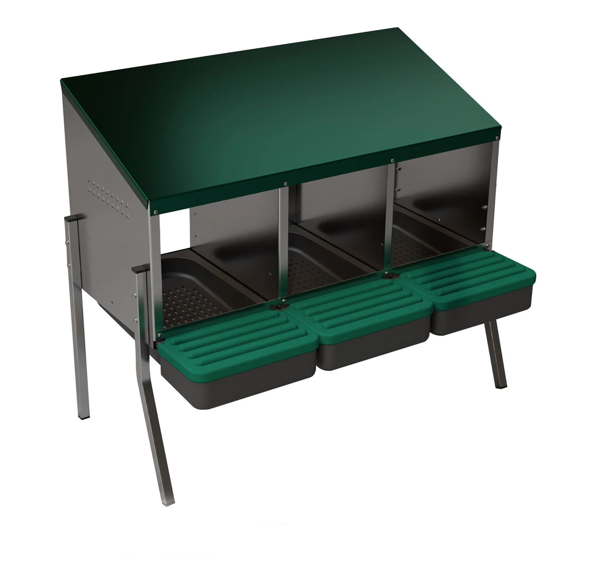 EggHouse Galvanized Nesting Box (Up to 30 Birds) - Image 8
