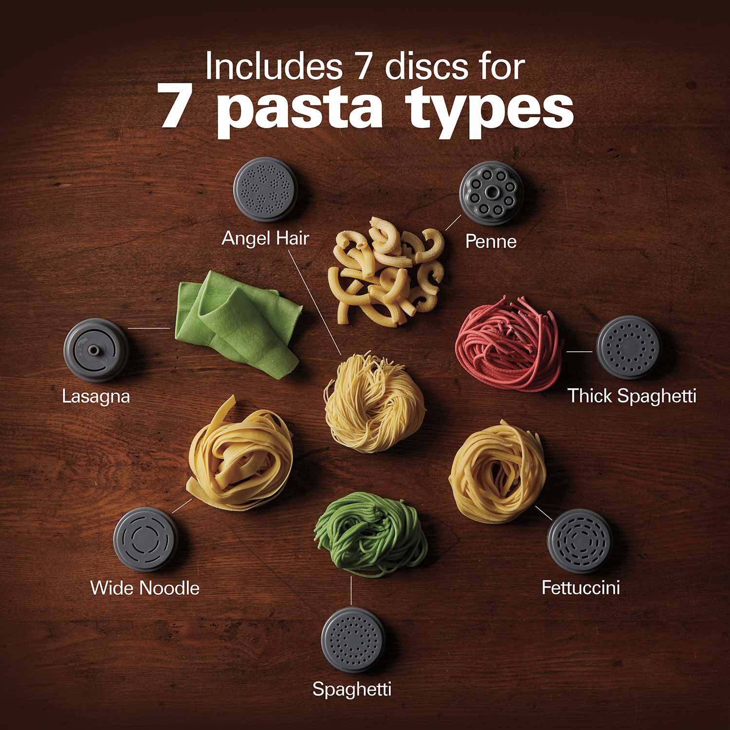 ELECTRIC PASTA & NOODLE MAKER - WHITE - Image 8