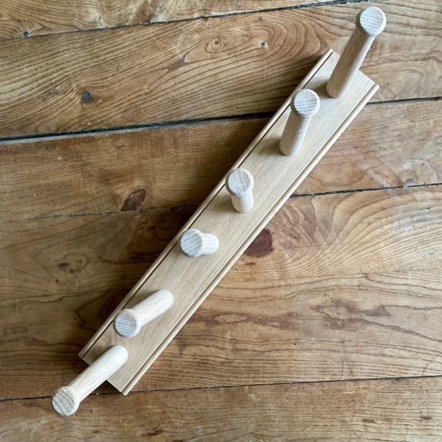 English Wellington Boot Rack - White Oak 2 Pair - Image 3