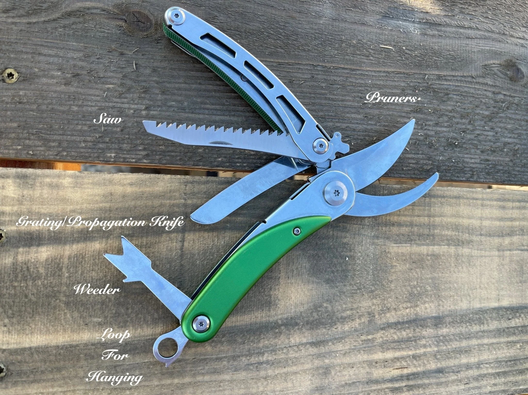 Engraved Gardener's Multi-Tool Gift Box - Tool, Case and Sharpener - Image 6