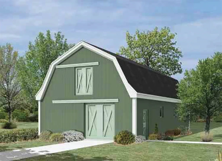 Farmville Horse Barn Building, E-Plan