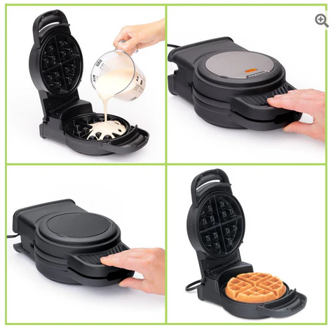 Flip Belgian Waffle Maker - Image 3