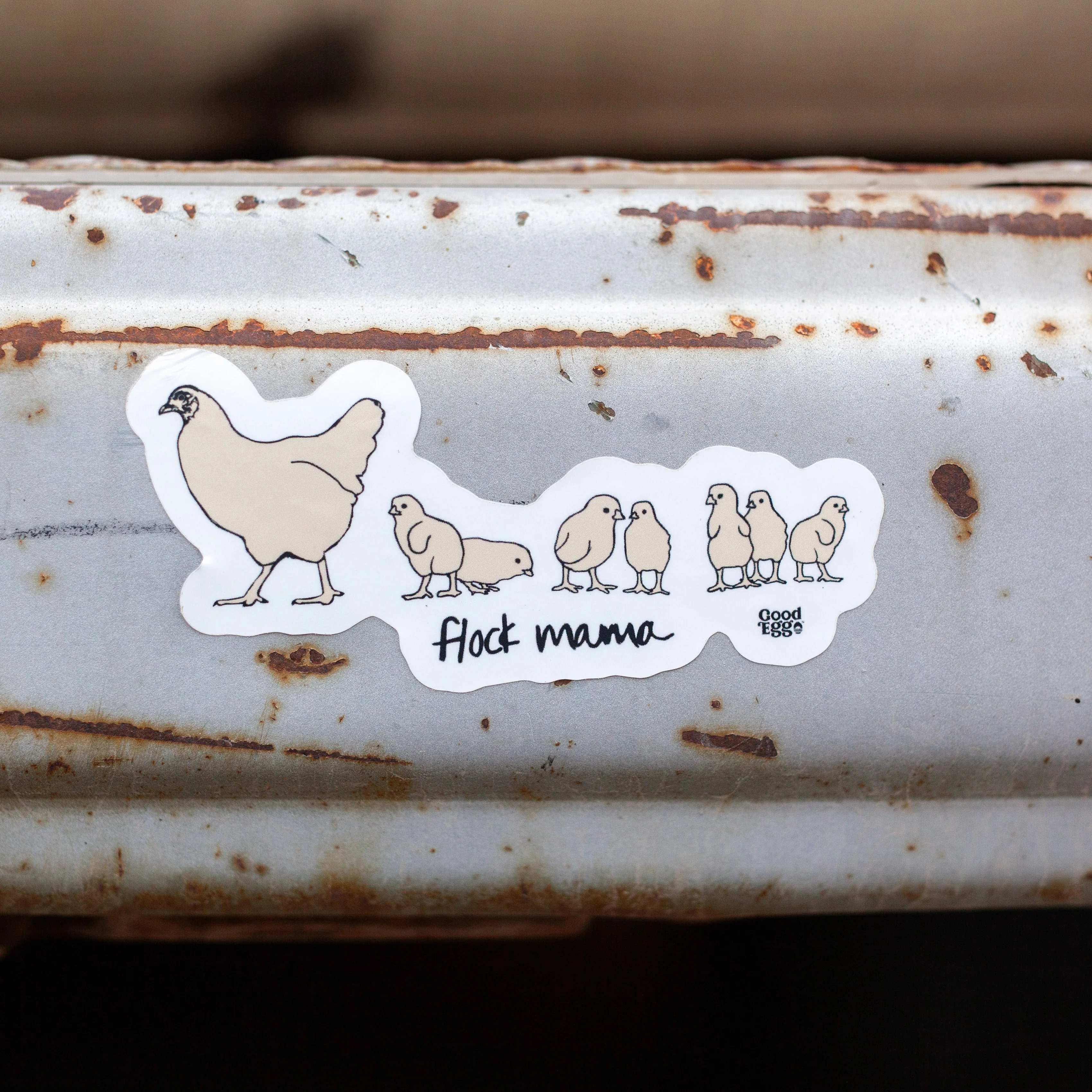 "Flock Mama & Chicks" Sticker - Image 2