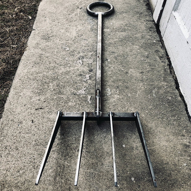 4-TINE MINI-FORK WITH O-HANDLE