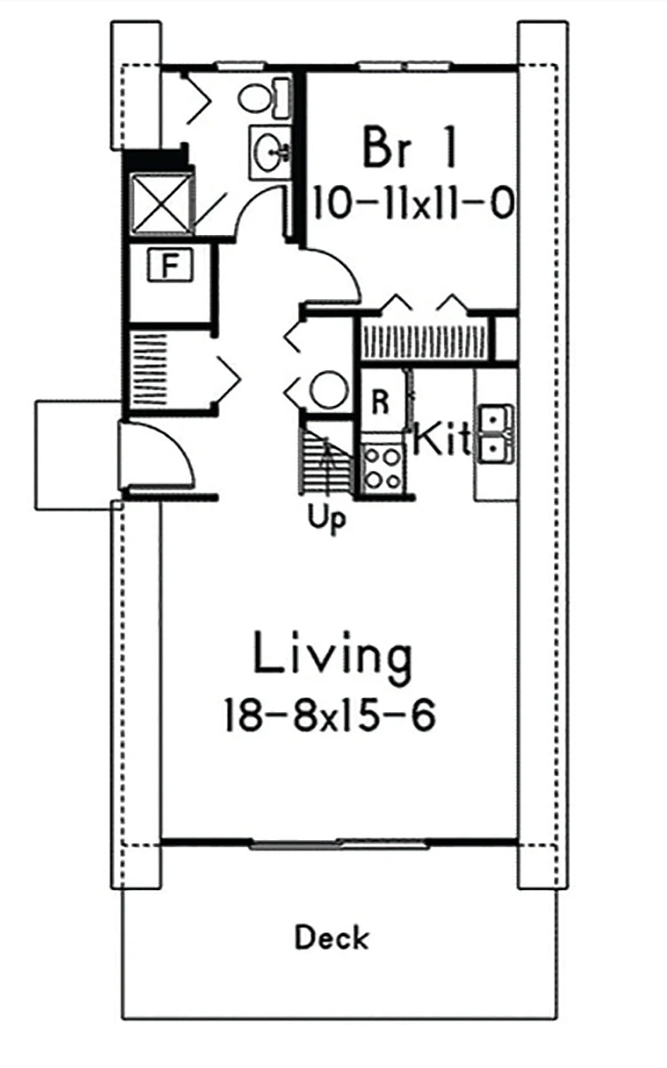 Gables Ridge A-Frame Cabin, E-Plan - Image 3
