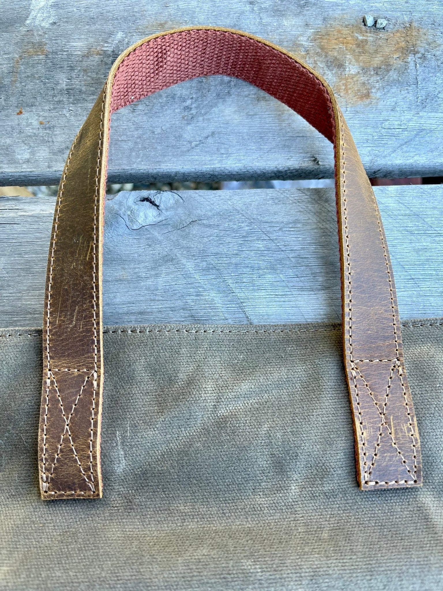 Garden Kneeler Pad - Waxed Canvas Garden Pad - Image 3