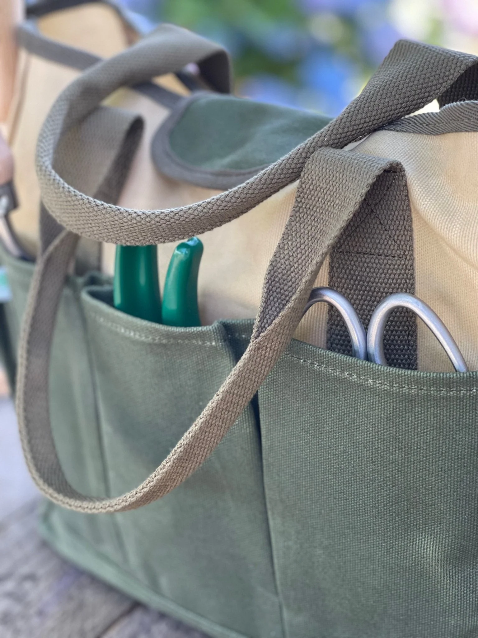 Garden Tool Bag - Heavy Waxed Canvas - Image 3