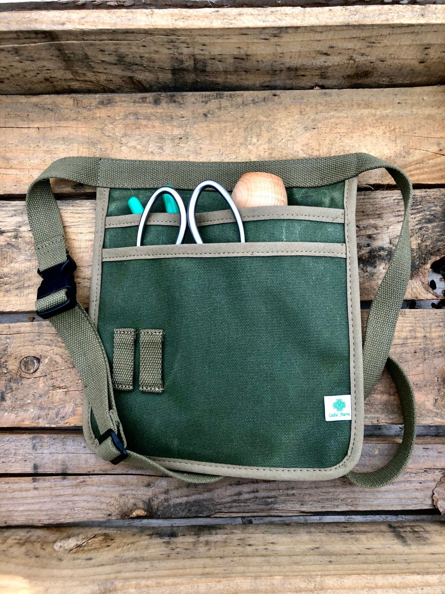 Garden Tool Belt - Waxed Canvas for Gardening - Image 3