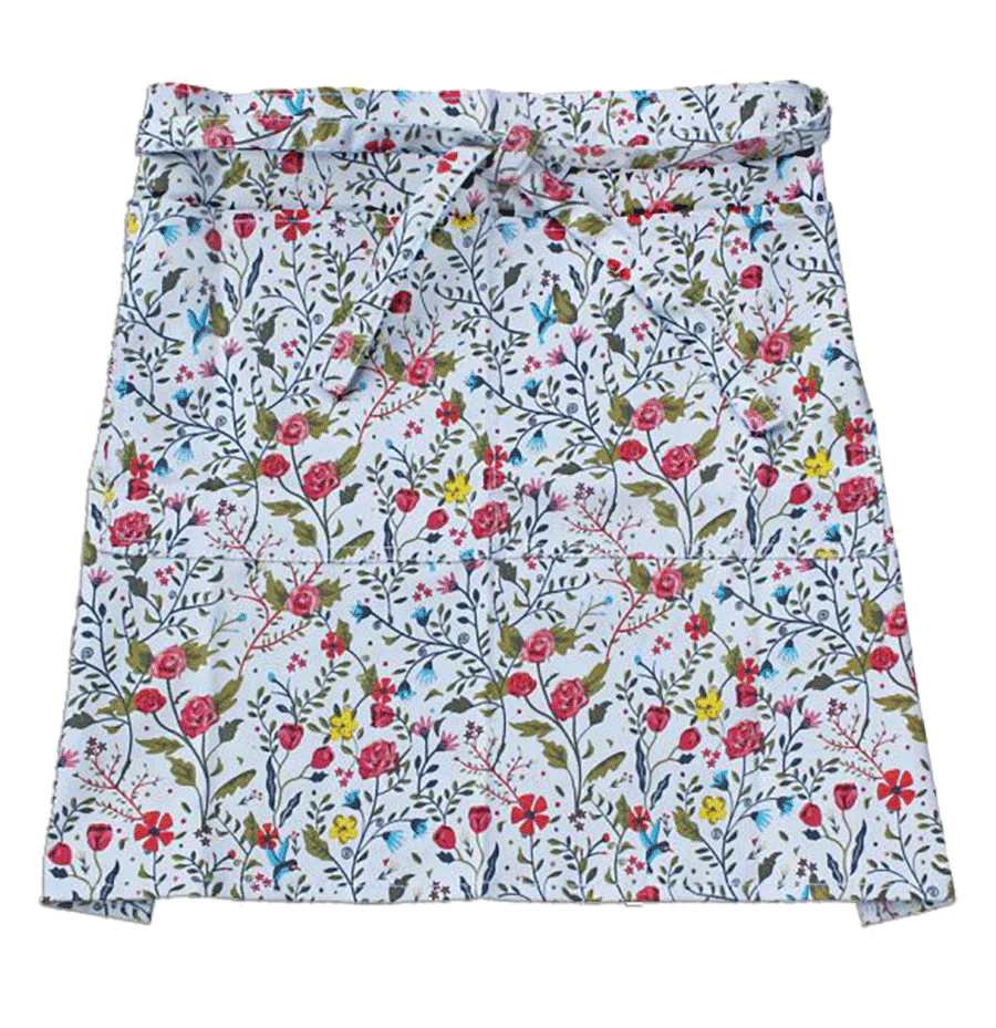 Gardener'S Half Apron “ Garden Of Paradise