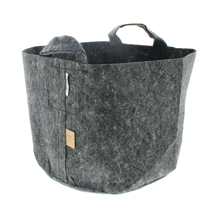 Grey Fabric Planter with Handles - 5 Pack - Image 4