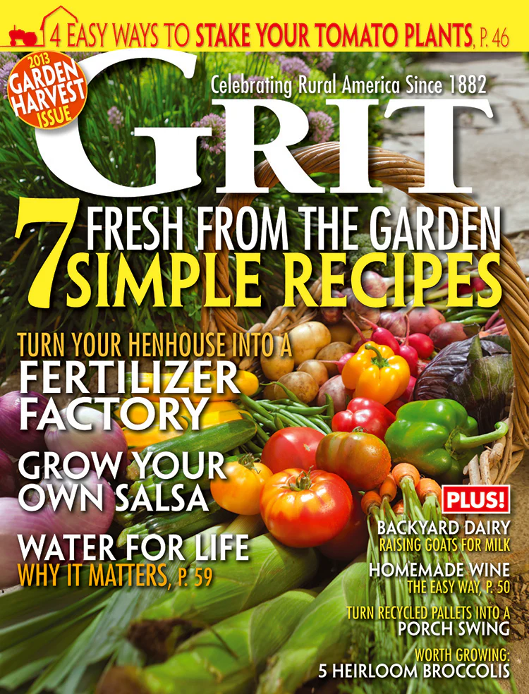 Grit Magazine, July/August 2013
