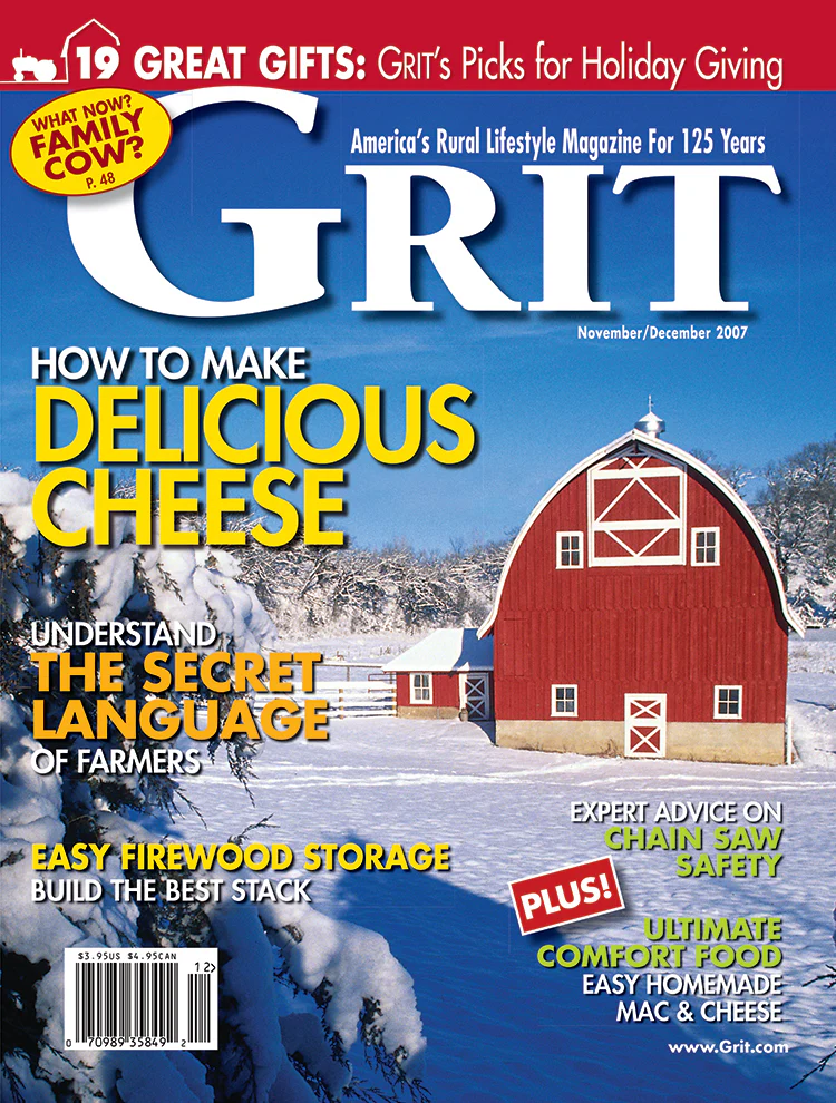 Grit Magazine, November/December 2007