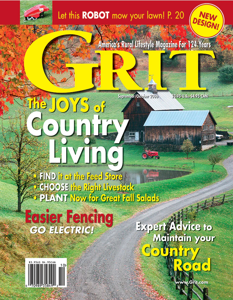Grit Magazine, September/October 2006