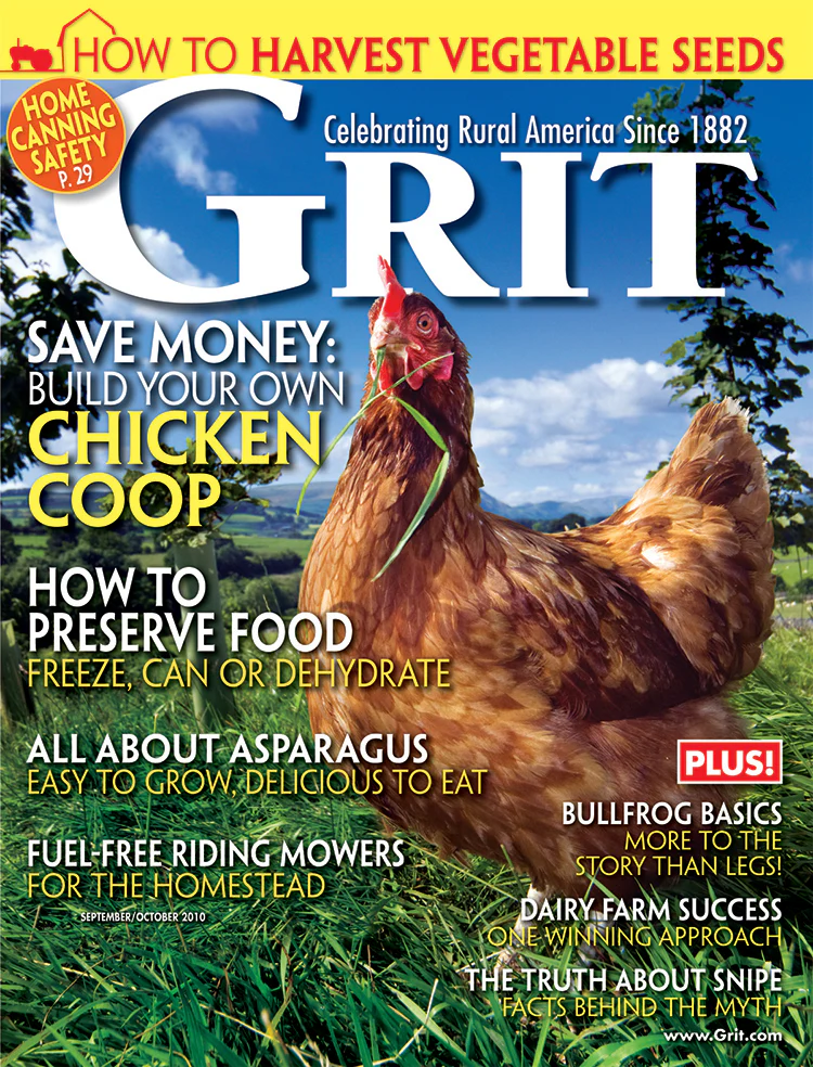 Grit Magazine, September/October 2010