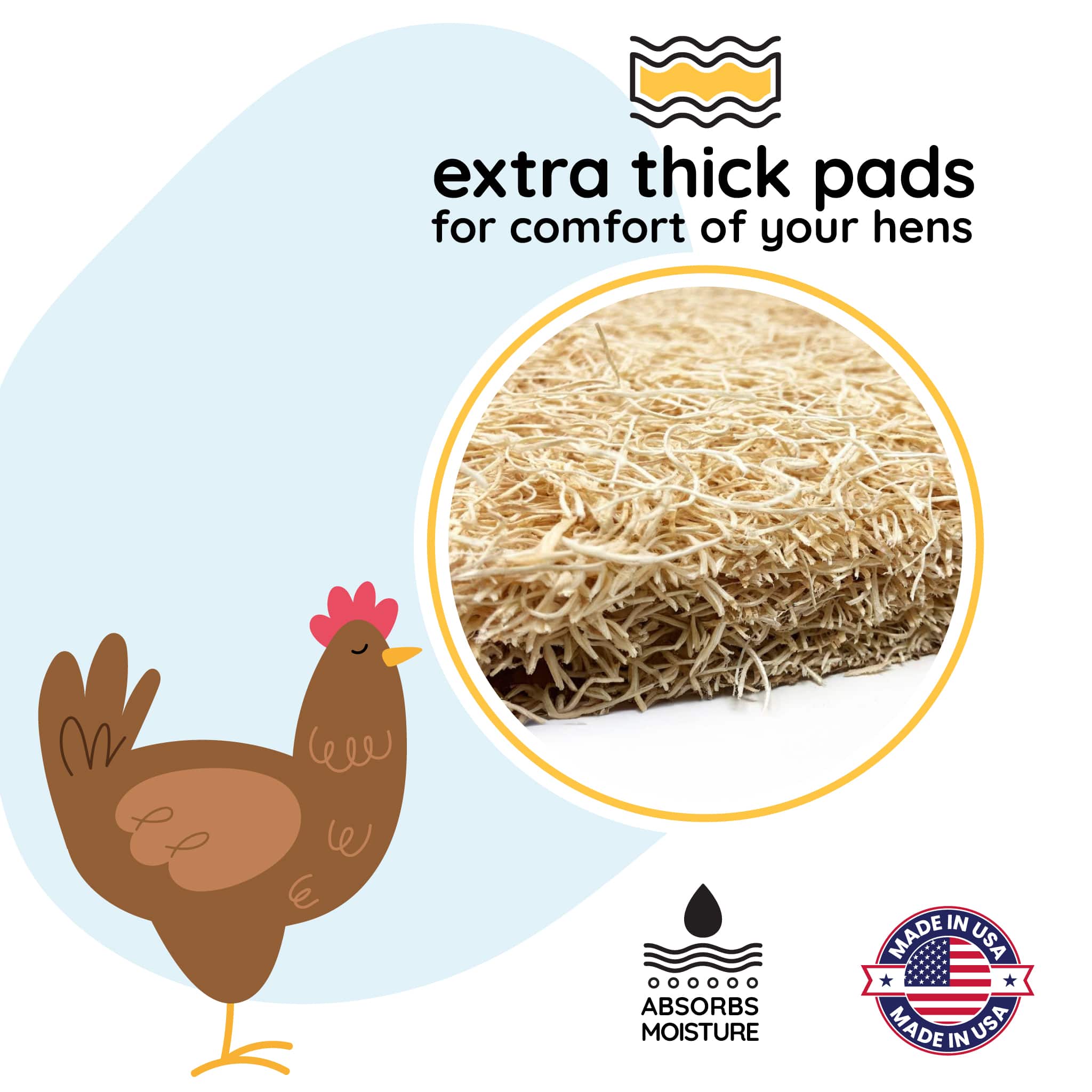 Hatching Time Premium Nesting Pads for Poultry - Image 5