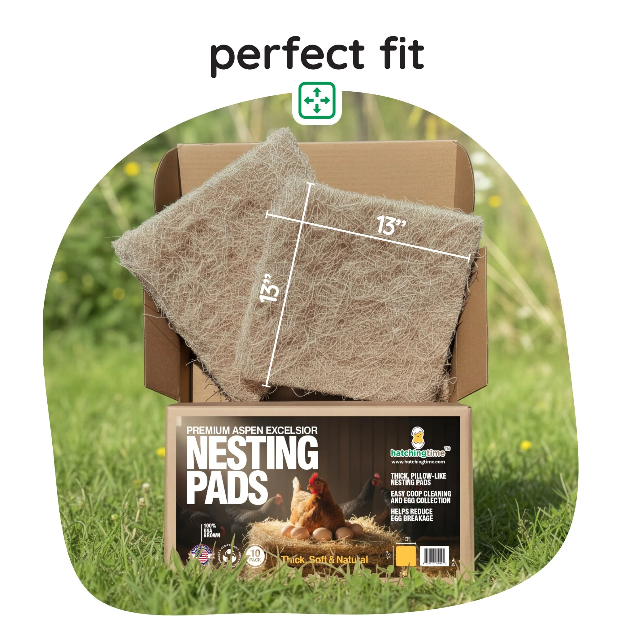 Hatching Time Premium Nesting Pads for Poultry - Image 8