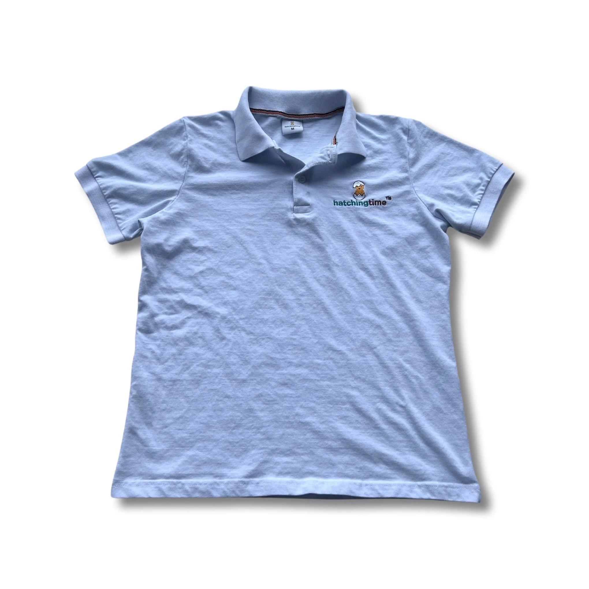 Hatching Time Unisex Polo (White) - Image 2