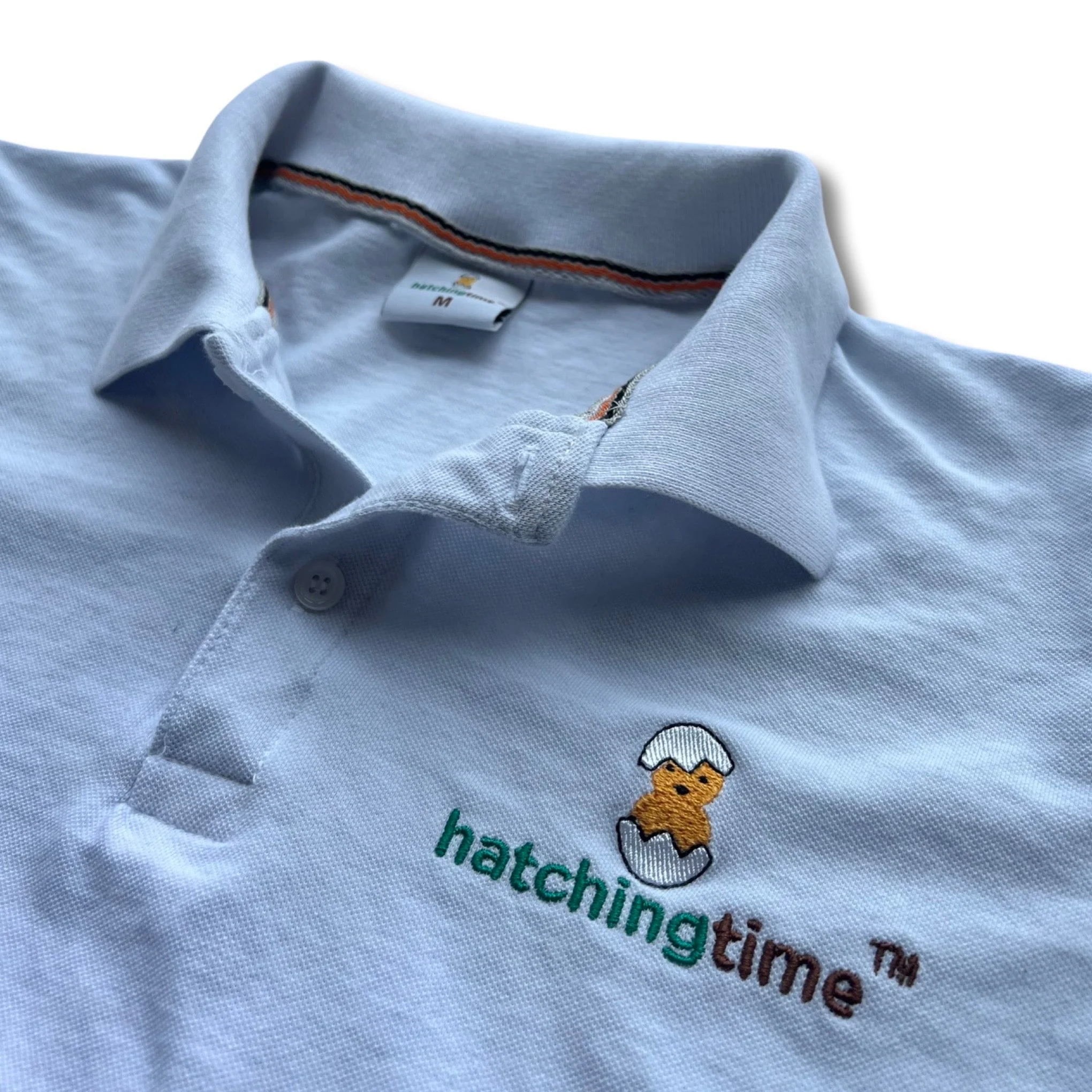 Hatching Time Unisex Polo (White) - Image 3