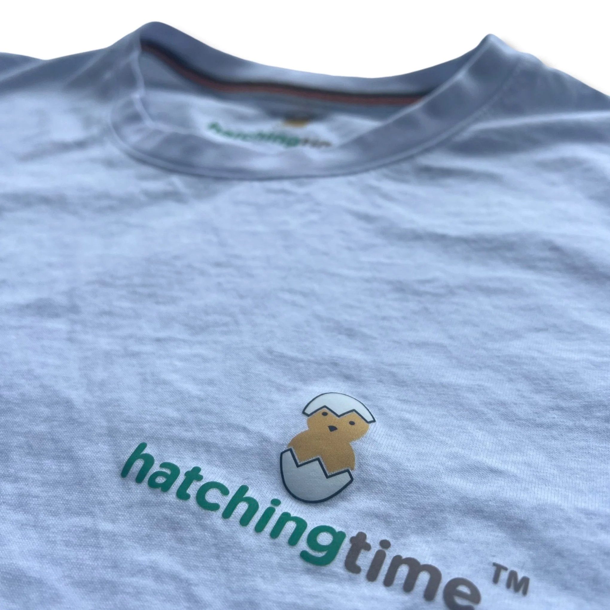 Hatching Time Unisex T-Shirt (White) - Image 2