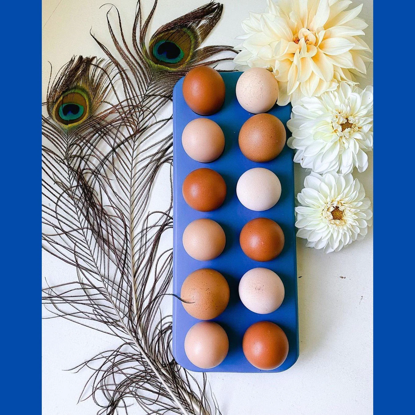 Henlay Decorative Egg Storage Tray: Wooden Egg Holder for Refrigerator, Kitchen Counter, Serving, or Display - Image 8