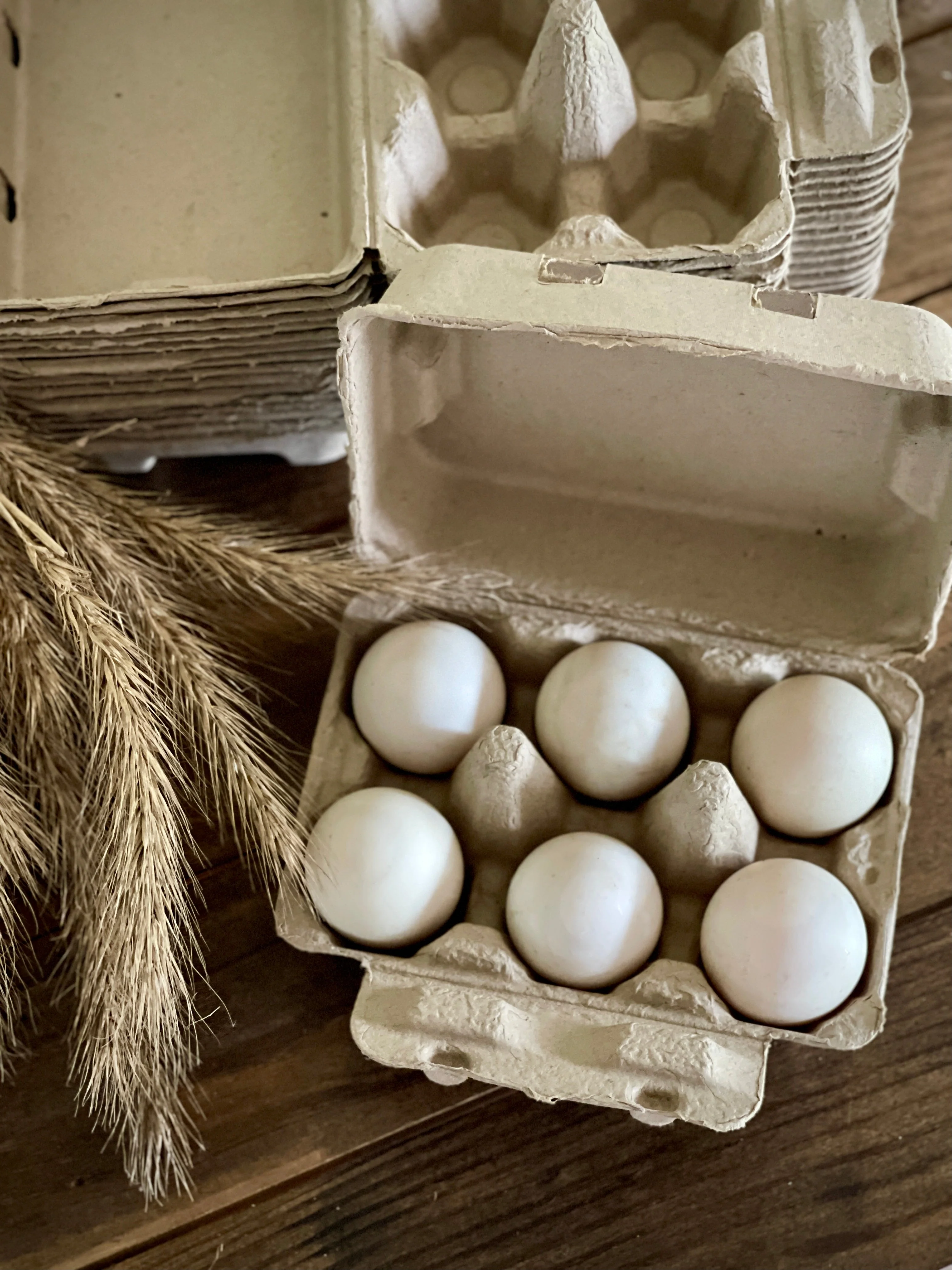 Henlay Duck Egg Cartons - Holds Half Dozen Jumbo Eggs- Blank Flat Top, 2 colors, 20 or 100 - Image 11