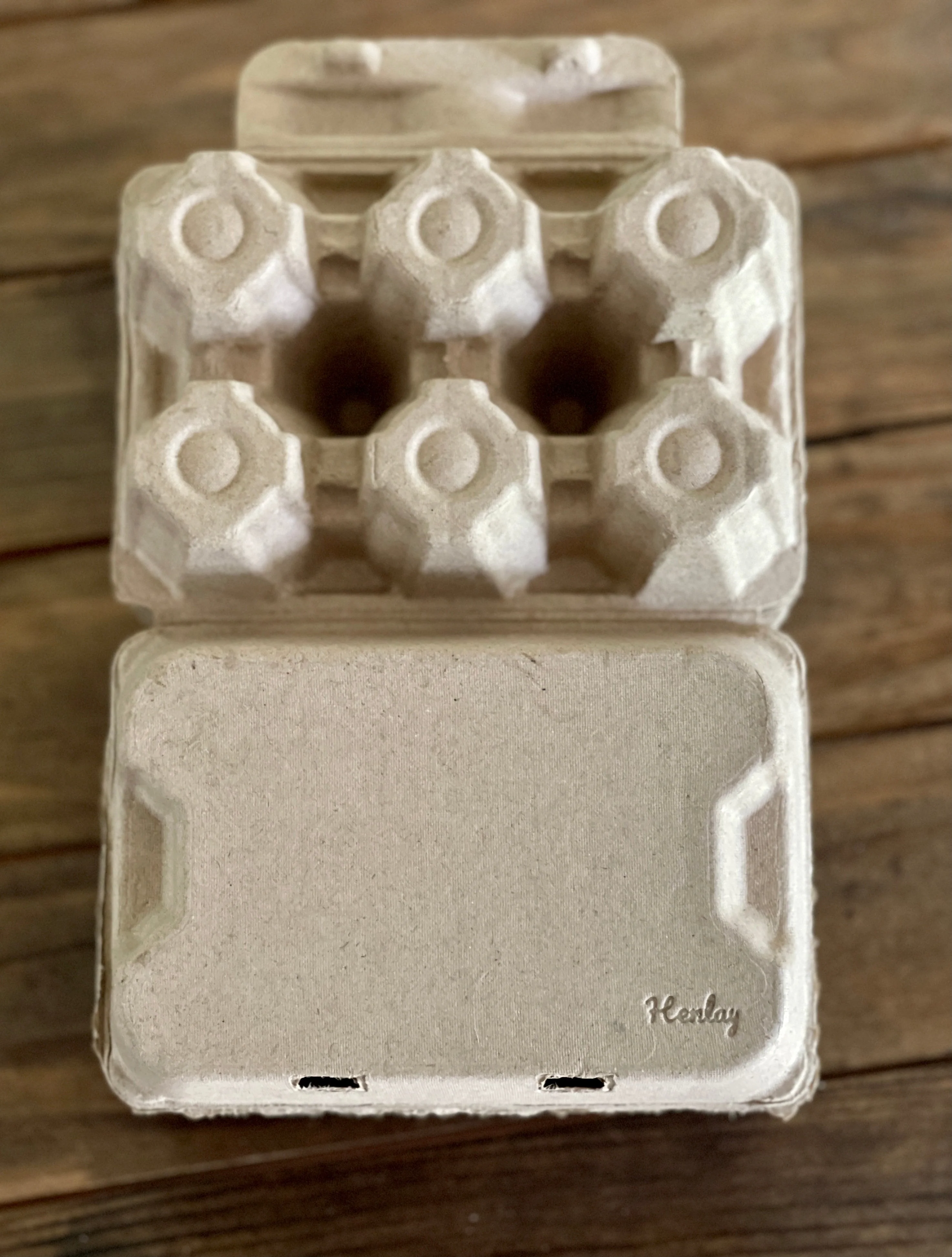 Henlay Duck Egg Cartons - Holds Half Dozen Jumbo Eggs- Blank Flat Top, 2 colors, 20 or 100 - Image 9