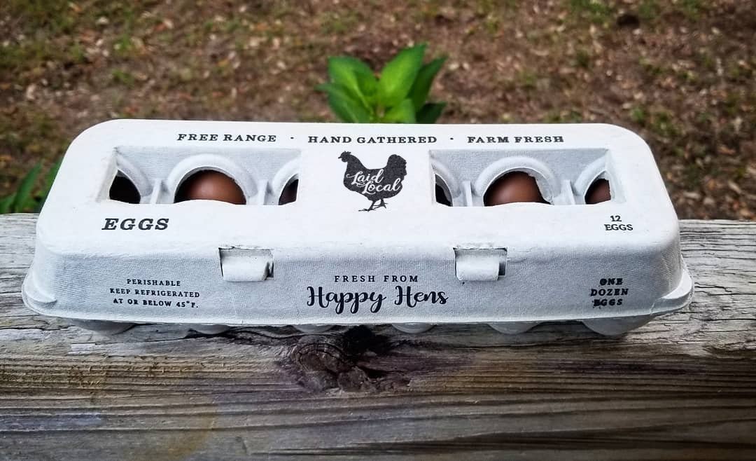 Henlay Laid Local Egg Cartons- Adorable Printed Vintage Design- 25, 90, or 250 - Image 9