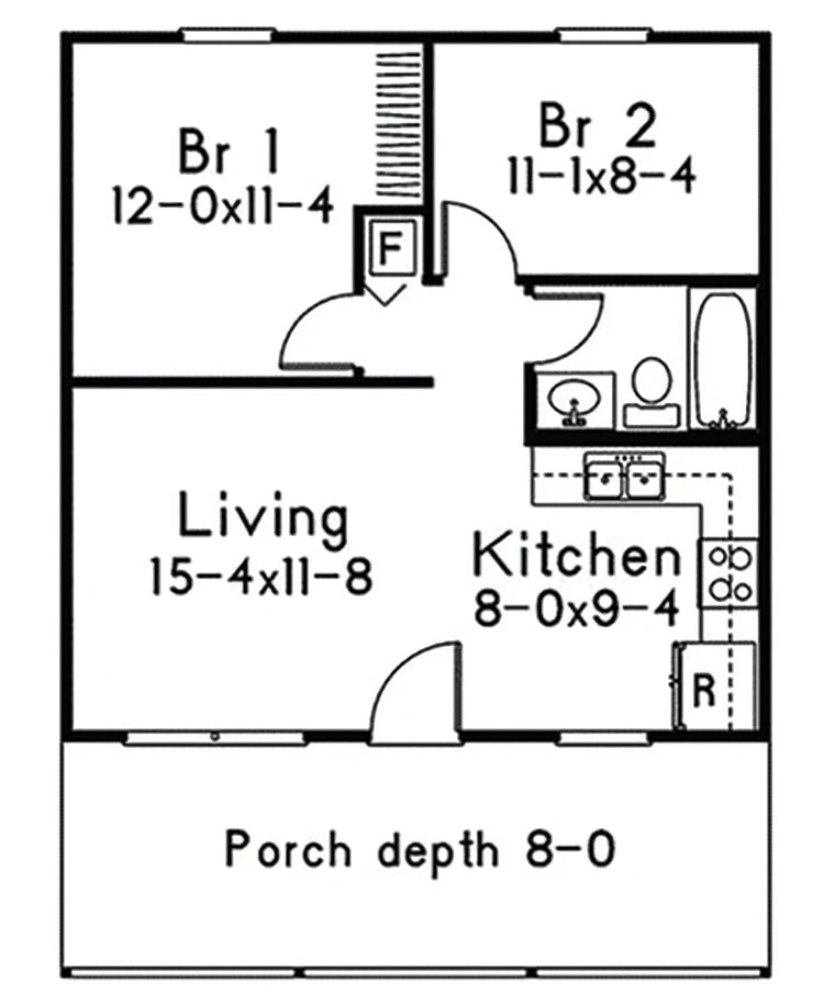 Hunters Cove Sports Cabin, E-Plan - Image 2
