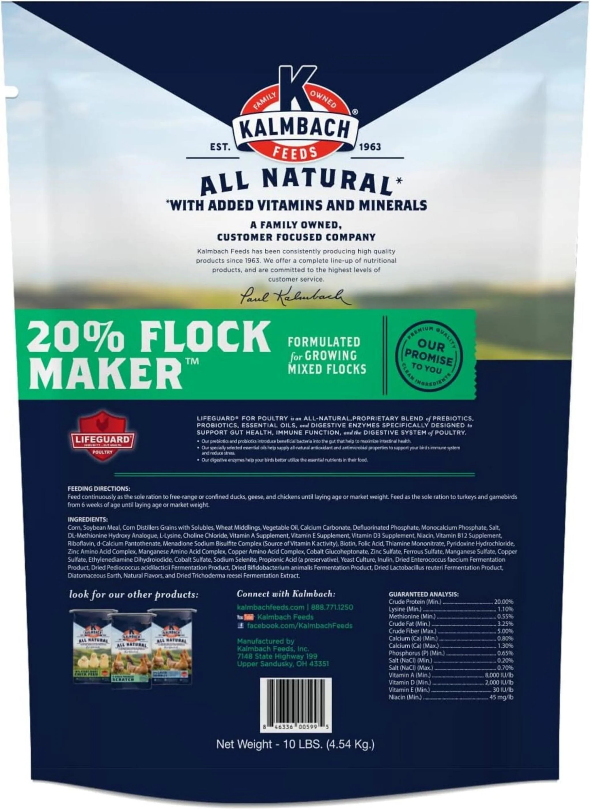 20% ALL Natural FLOCK MAKER Crumbles - 10 lb - Image 2