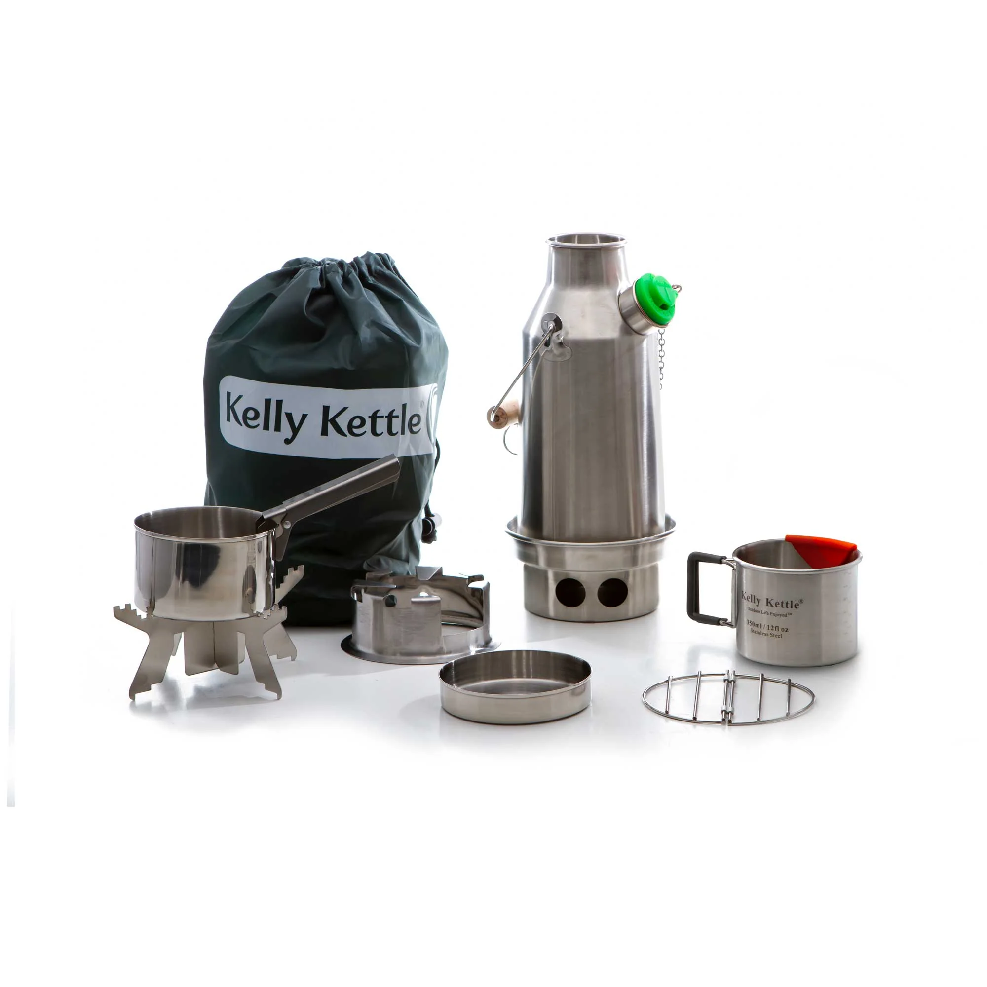 Kelly Kettle Stainless Steel Trekker Kettle and Kit
