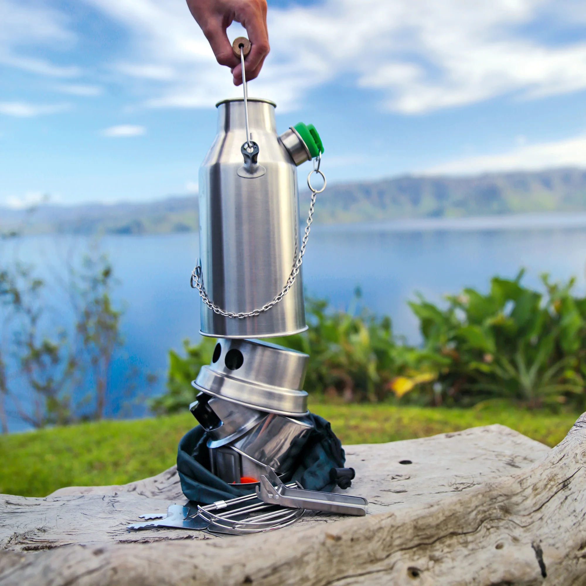 Kelly Kettle Stainless Steel Trekker Kettle and Kit - Image 3