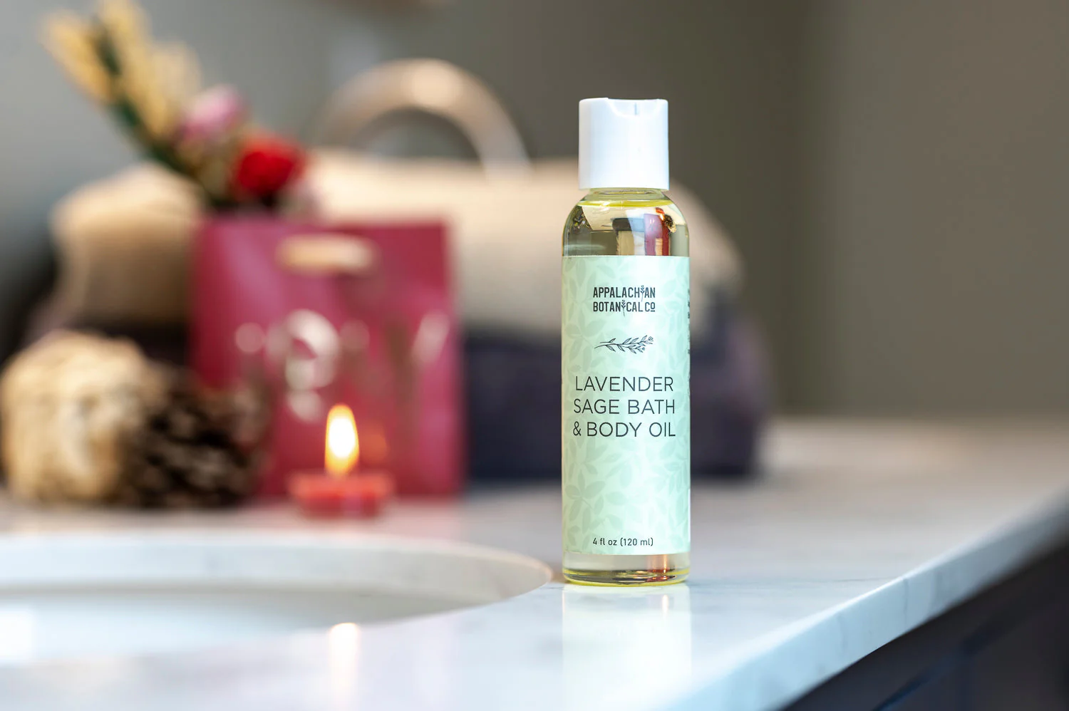 Lavender Sage Bath & Body Oil - Image 4