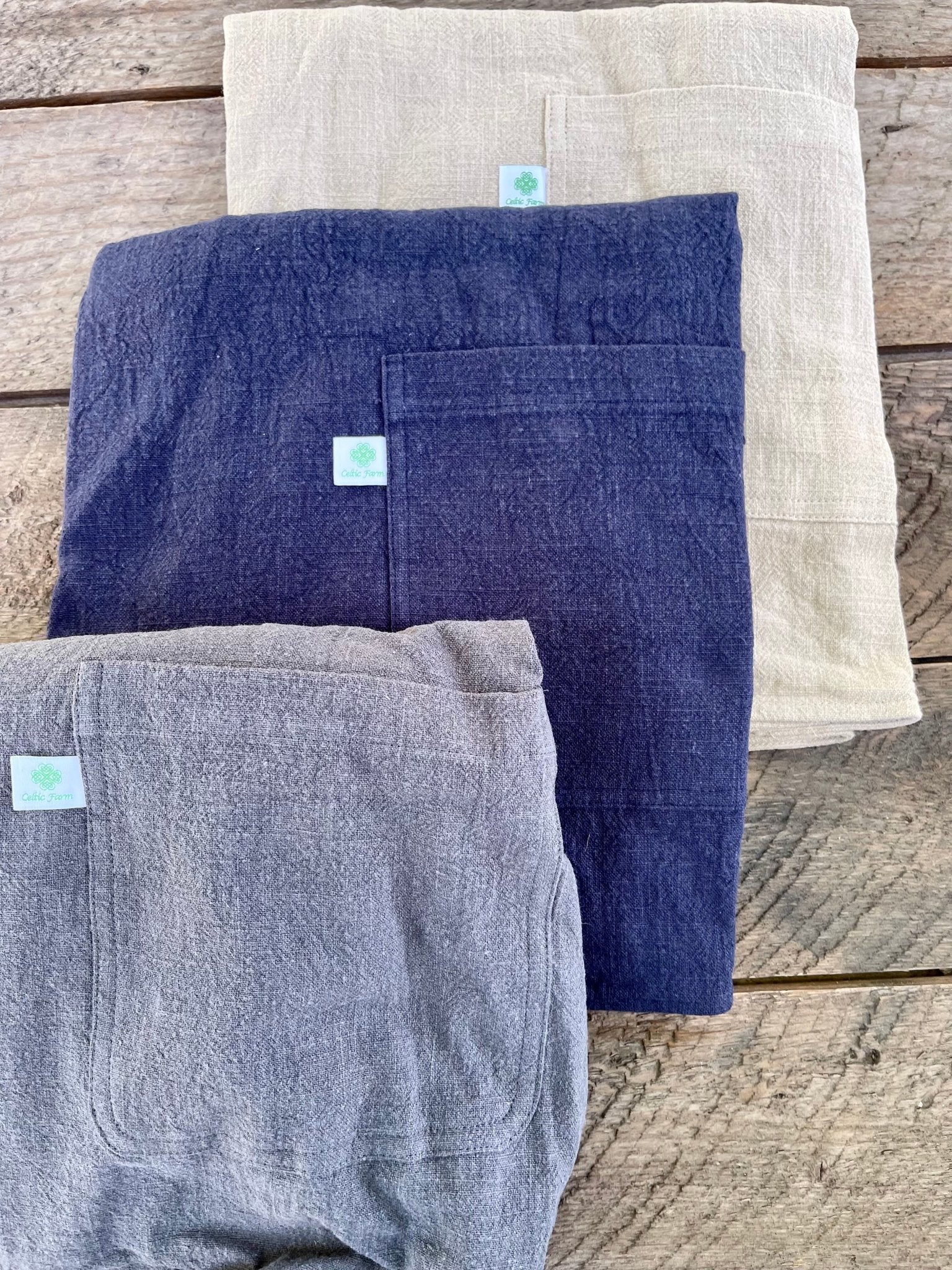 Linen Apron - French Style Crossback - Image 5