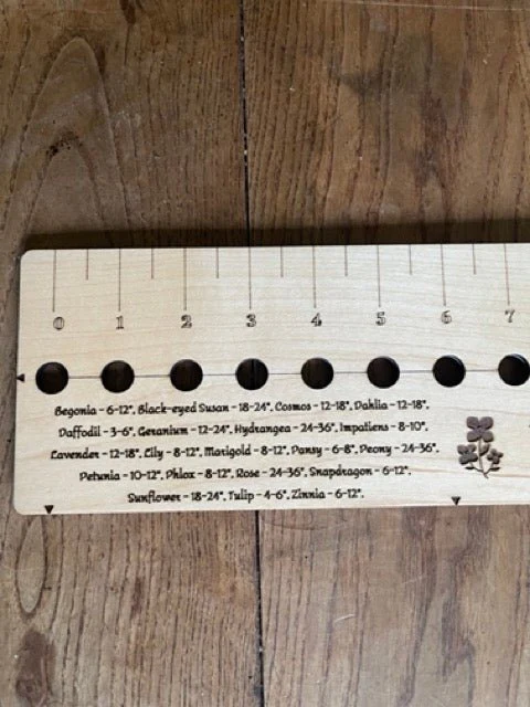 American Hardwood Seed and Bed Ruler - Made in US with American Lumber - Image 5