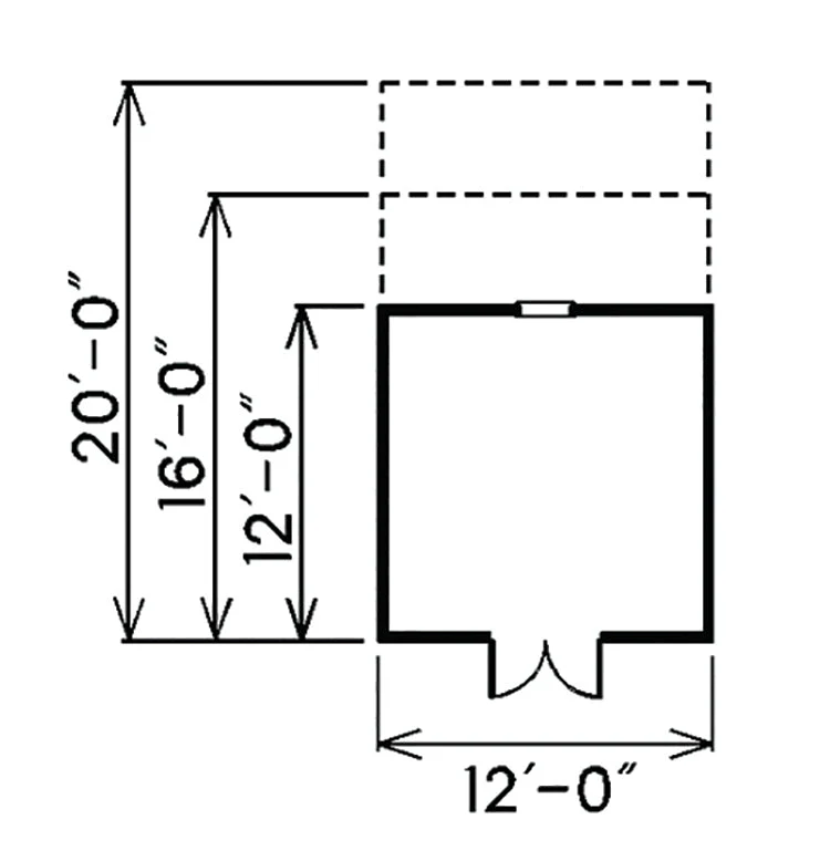 Marianna Barn Storage Shed, E-Plan - Image 2