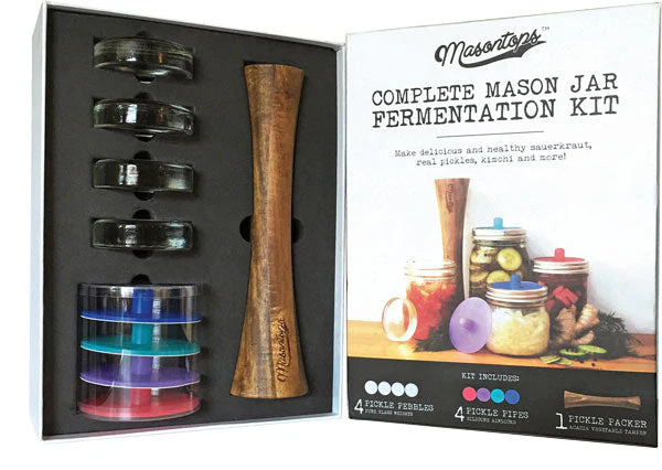 MASONTOPS COMPLETE MASON JAR FERMENTATION KIT: WIDE MOUTH - Image 5