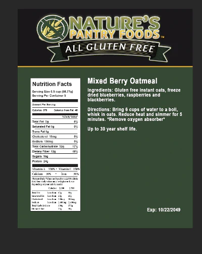 Mega Oatmeal Bucket ( Gluten Free) - Image 2