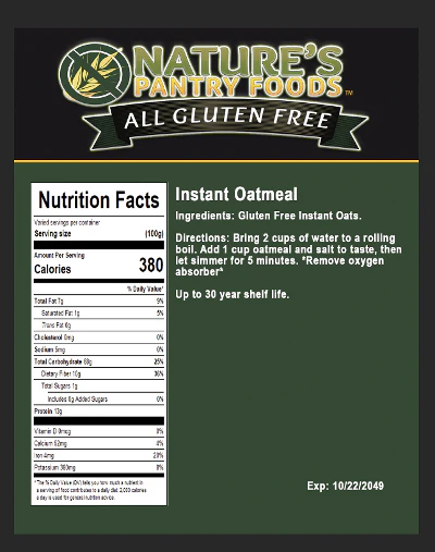 Mega Oatmeal Bucket ( Gluten Free) - Image 3