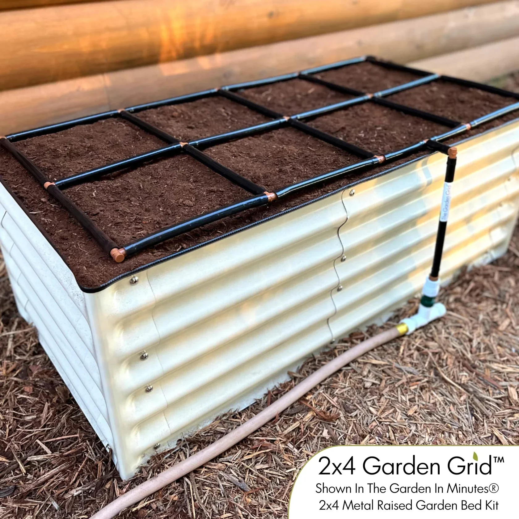 METAL RAISED GARDEN BED KITS WITH GARDEN GRIDS - Image 2