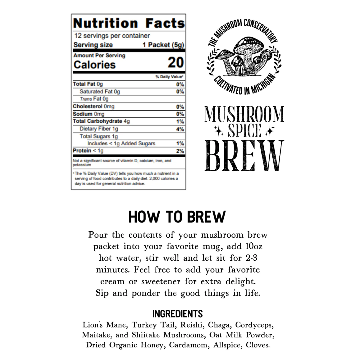 Mushroom Spice Brew - 12 Pack - Image 2