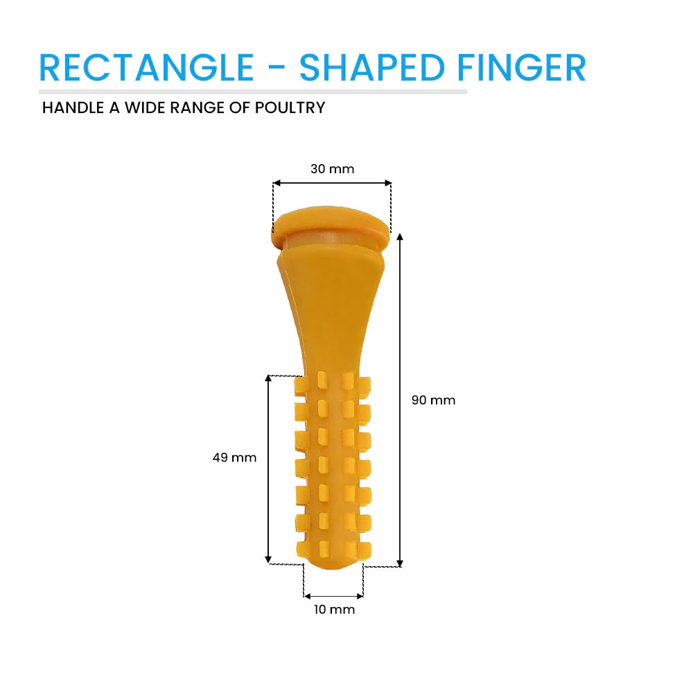 Natural Rubber Chicken Plucking Fingers ProA - Image 2