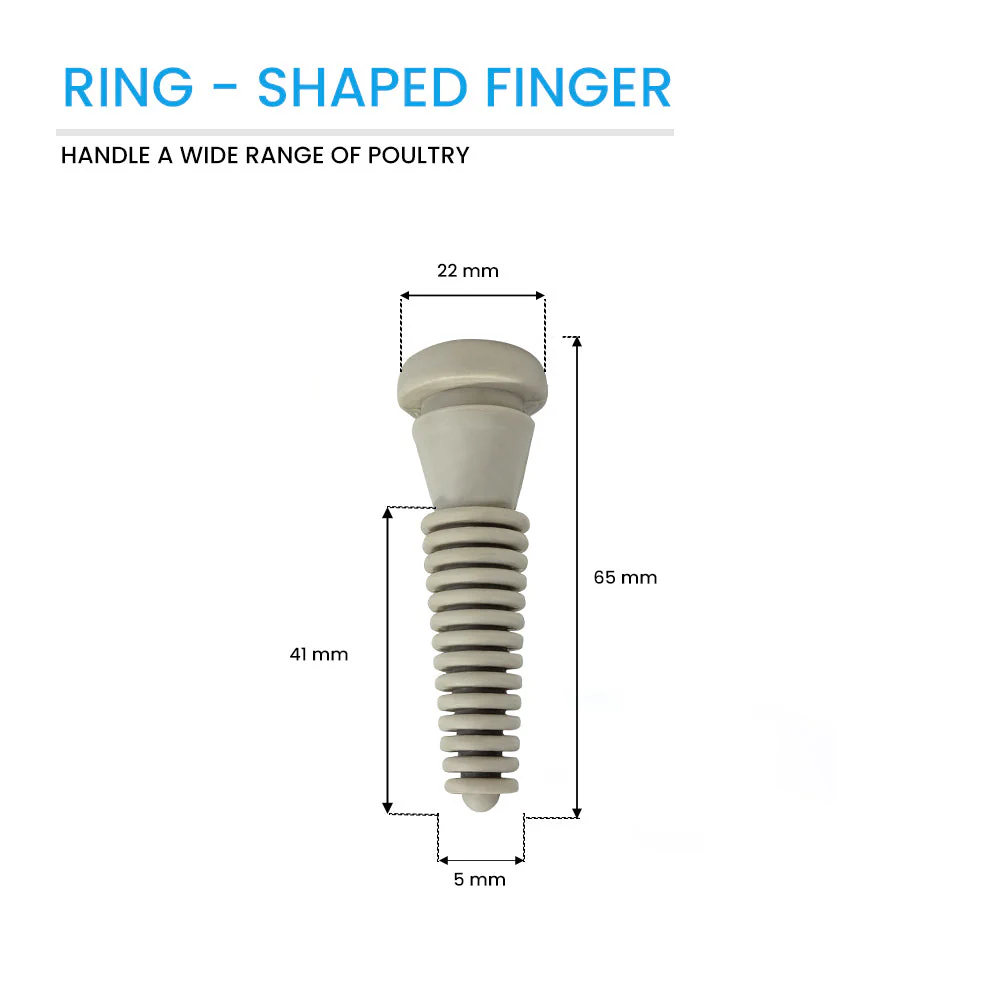 Natural Rubber Gamebird Plucking Finger ProB - Image 2