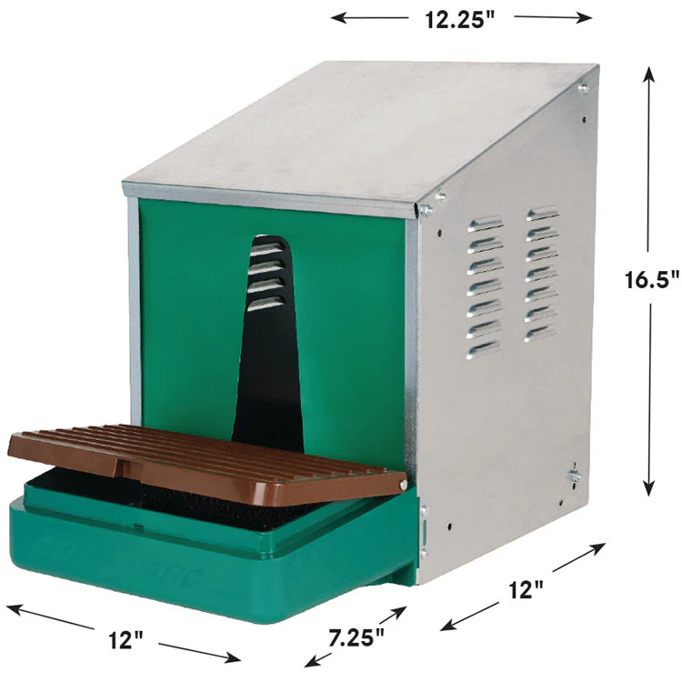 Nest-O-Matic Galvanized Nest Box - Image 3