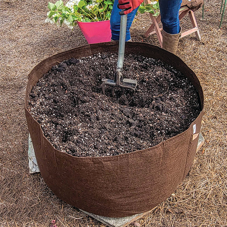 100 Gallon Brown Fabric Planter - Image 3