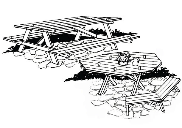 Picnic Tables, E-Plan