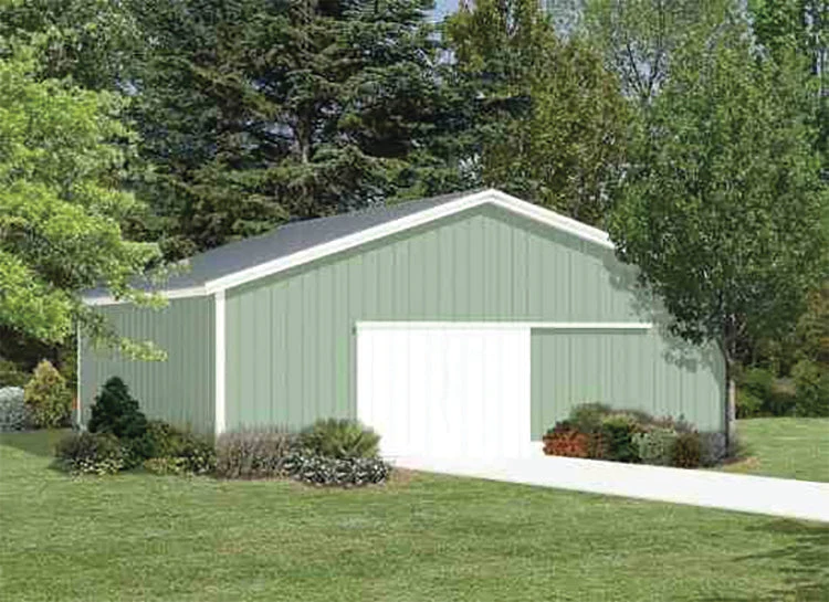 Oren Pole Building, E-Plan